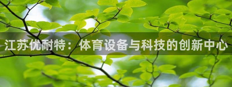 江苏优耐特：体育设备与科技的创新中心